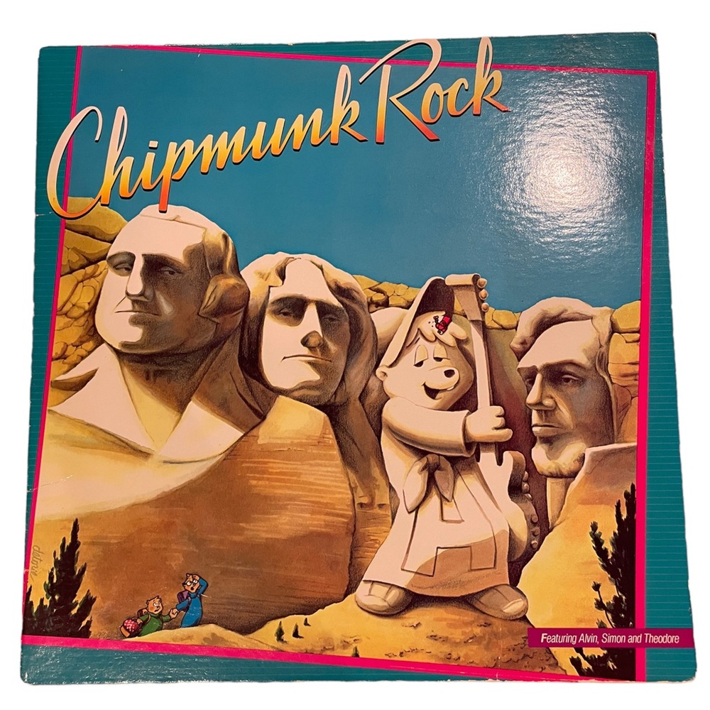 CHIPMUNK ROCK 1982 RCA Victor LP Vinyl Record.  GUC.  1982.